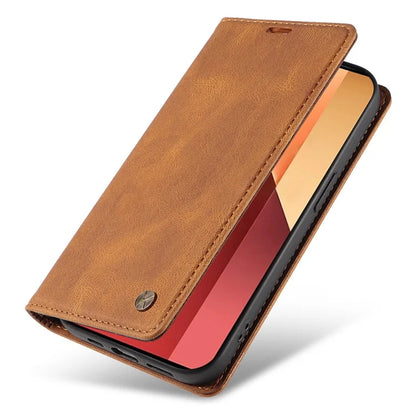 YIKATU YK-004 For Xiaomi Redmi Note 13 Pro 4G / Poco M6 Pro 4G Case Leather Skin-touch Phone Cover