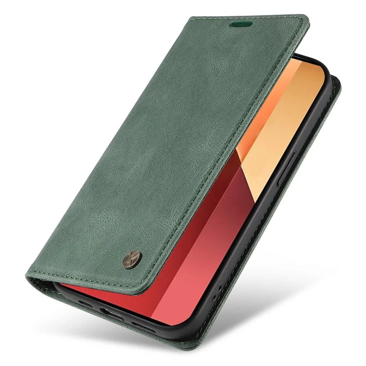 YIKATU YK-004 For Xiaomi Redmi Note 13 Pro 4G / Poco M6 Pro 4G Case Leather Skin-touch Phone Cover