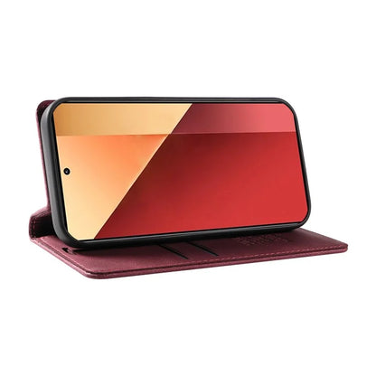 YIKATU YK-004 For Xiaomi Redmi Note 13 Pro 4G / Poco M6 Pro 4G Case Leather Skin-touch Phone Cover