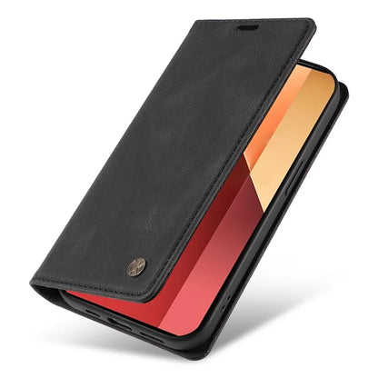 YIKATU YK-004 For Xiaomi Redmi Note 13 Pro 4G / Poco M6 Pro 4G Case Leather Skin-touch Phone Cover