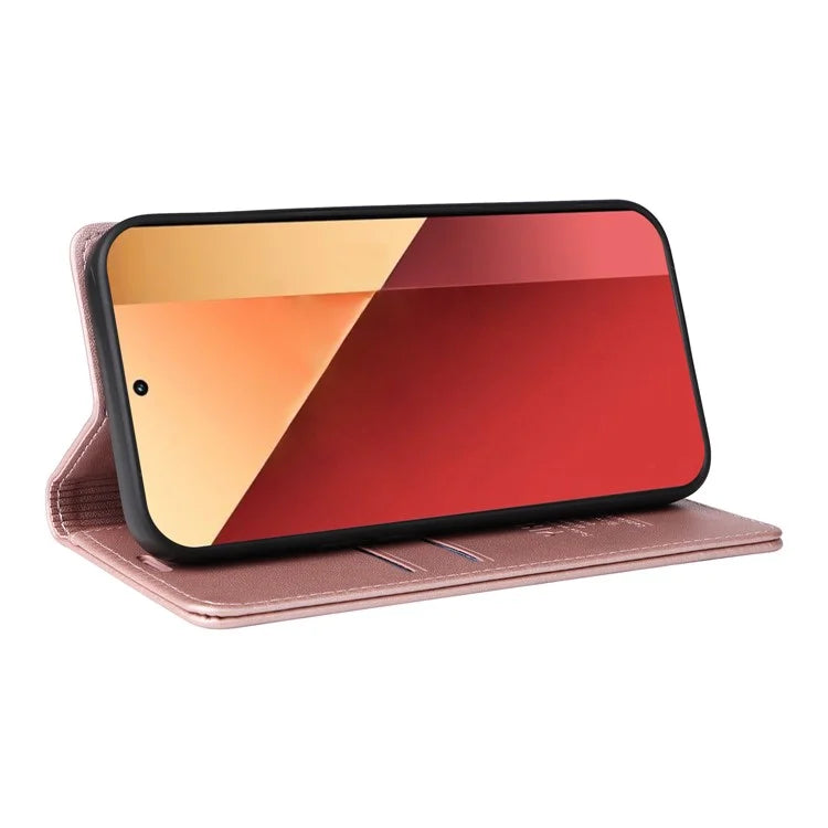 YIKATU YK-001 For Xiaomi Redmi Note 13 Pro 4G / Poco M6 Pro 4G Case Magnetic Absorption PU Leather Cover