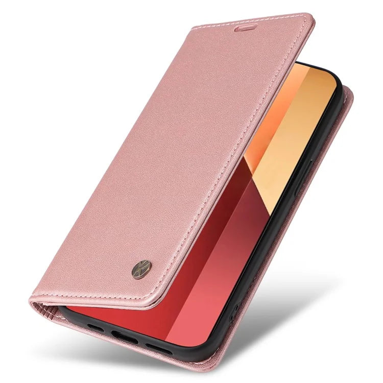 YIKATU YK-001 For Xiaomi Redmi Note 13 Pro 4G / Poco M6 Pro 4G Case Magnetic Absorption PU Leather Cover