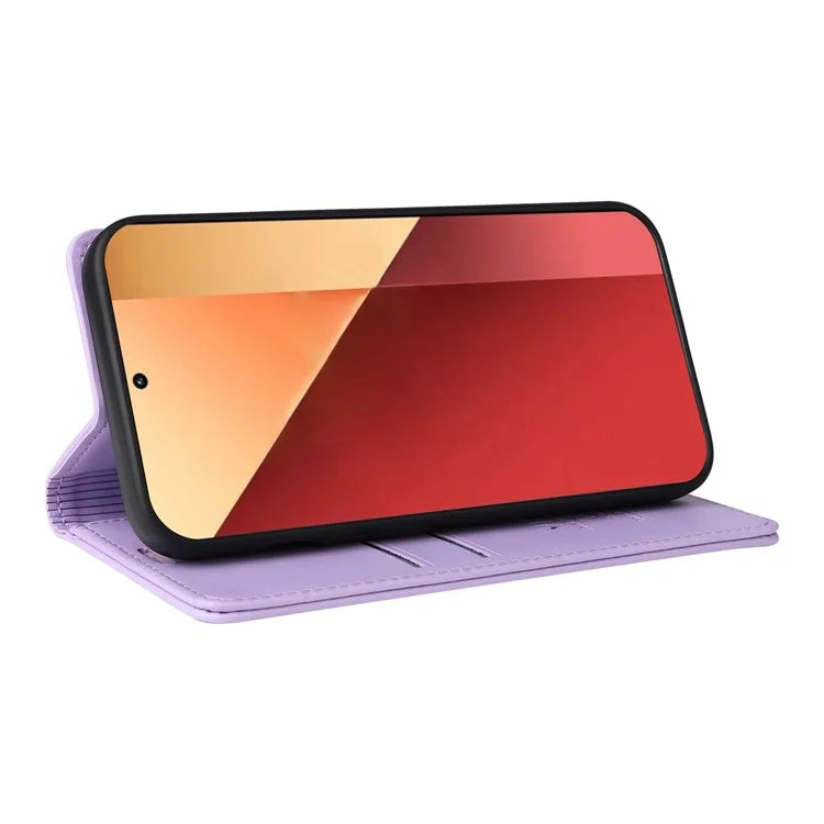 YIKATU YK-001 For Xiaomi Redmi Note 13 Pro 4G / Poco M6 Pro 4G Case Magnetic Absorption PU Leather Cover