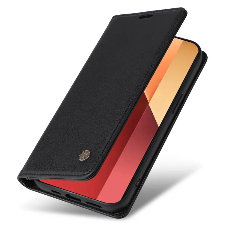 YIKATU YK-001 For Xiaomi Redmi Note 13 Pro 4G / Poco M6 Pro 4G Case Magnetic Absorption PU Leather Cover