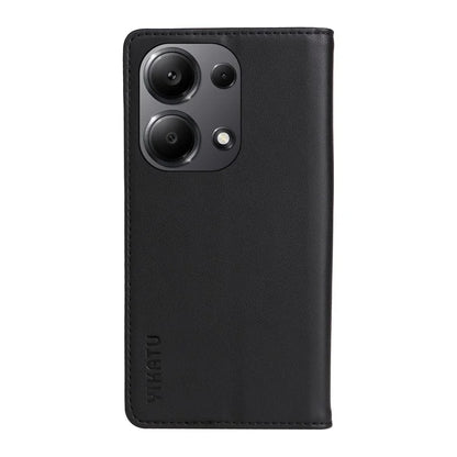 YIKATU YK-001 For Xiaomi Redmi Note 13 Pro 4G / Poco M6 Pro 4G Case Magnetic Absorption PU Leather Cover