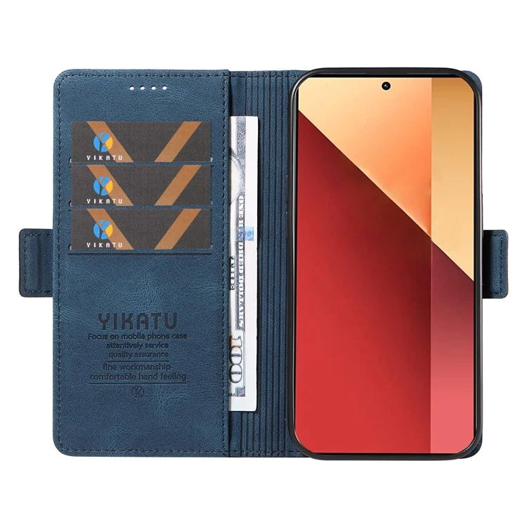 YIKATU YK-005 For Xiaomi Redmi Note 13 Pro 4G / Poco M6 Pro 4G Case Wallet Flip Phone Cover