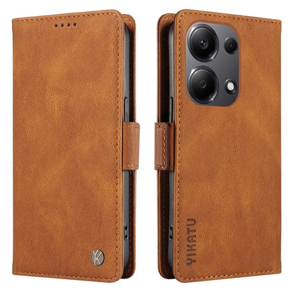 YIKATU YK-005 For Xiaomi Redmi Note 13 Pro 4G / Poco M6 Pro 4G Case Wallet Flip Phone Cover