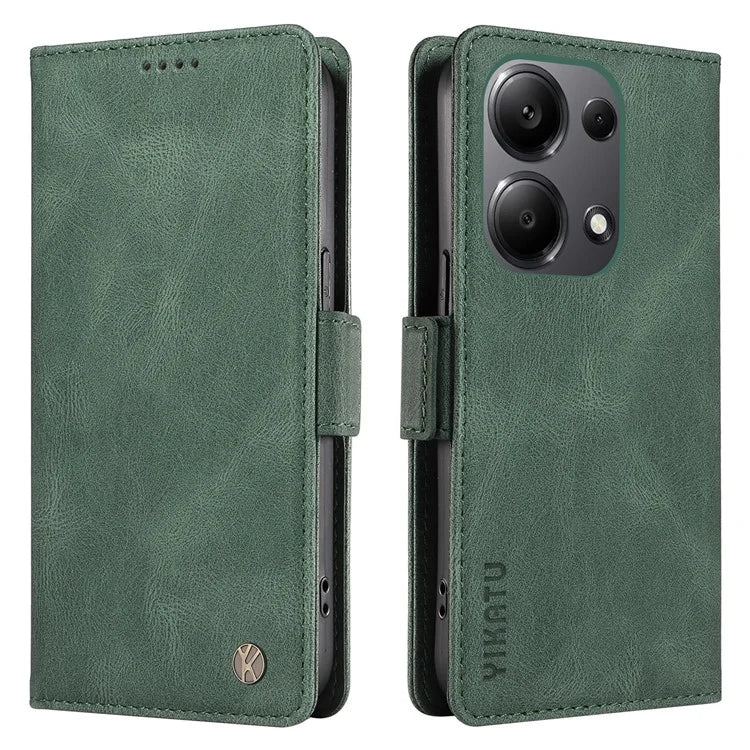 YIKATU YK-005 For Xiaomi Redmi Note 13 Pro 4G / Poco M6 Pro 4G Case Wallet Flip Phone Cover