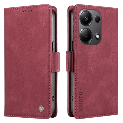 YIKATU YK-005 For Xiaomi Redmi Note 13 Pro 4G / Poco M6 Pro 4G Case Wallet Flip Phone Cover