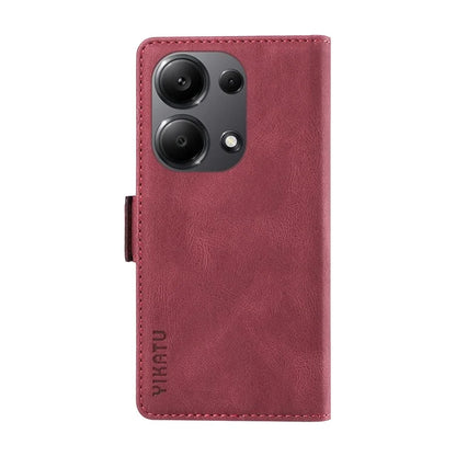 YIKATU YK-005 For Xiaomi Redmi Note 13 Pro 4G / Poco M6 Pro 4G Case Wallet Flip Phone Cover