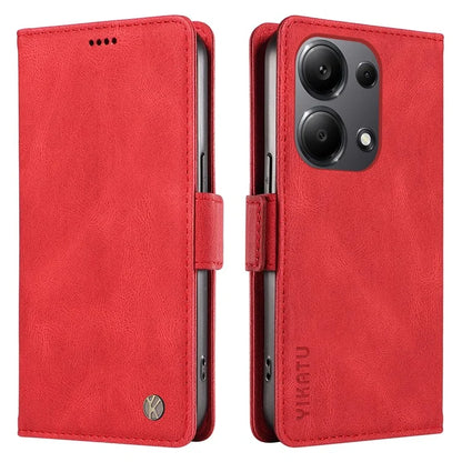 YIKATU YK-005 For Xiaomi Redmi Note 13 Pro 4G / Poco M6 Pro 4G Case Wallet Flip Phone Cover