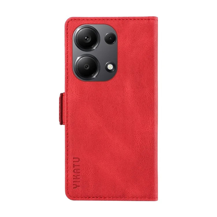 YIKATU YK-005 For Xiaomi Redmi Note 13 Pro 4G / Poco M6 Pro 4G Case Wallet Flip Phone Cover