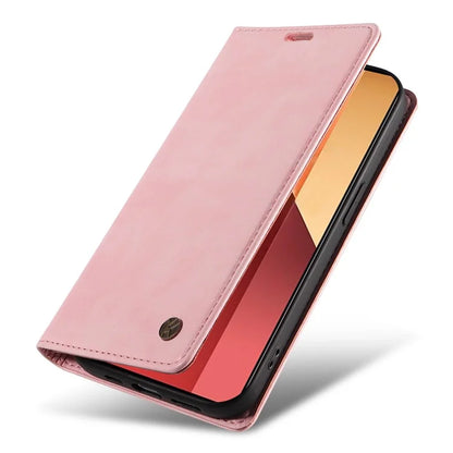 YIKATU YK-006 For Xiaomi Redmi Note 13 Pro 4G / Poco M6 Pro 4G Case Flip Wallet Phone Cover Litchi Texture