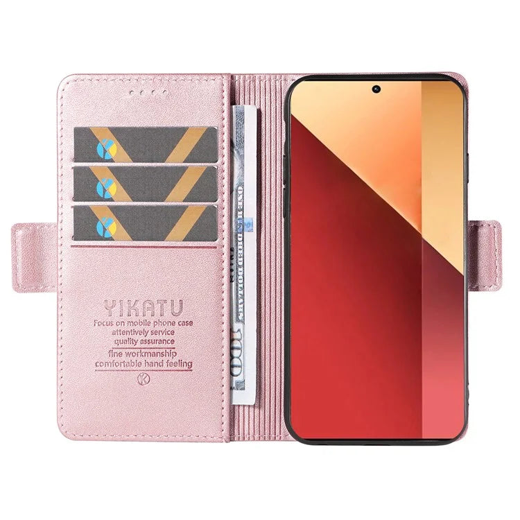 YIKATU YK-003 For Xiaomi Redmi Note 13 Pro 4G / Poco M6 Pro 4G Phone Case Stand Magnetic Protect Cover