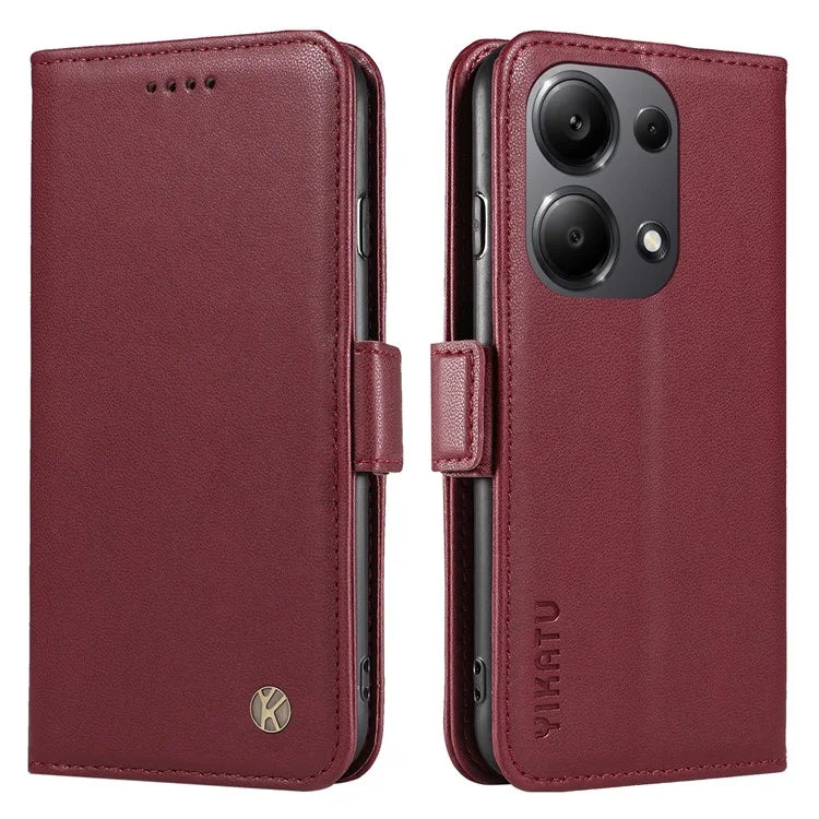 YIKATU YK-003 For Xiaomi Redmi Note 13 Pro 4G / Poco M6 Pro 4G Phone Case Stand Magnetic Protect Cover