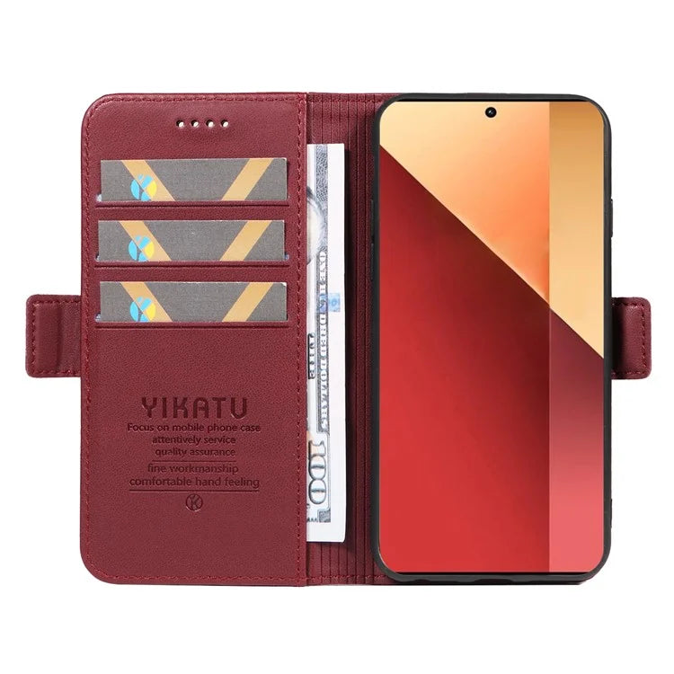 YIKATU YK-003 For Xiaomi Redmi Note 13 Pro 4G / Poco M6 Pro 4G Phone Case Stand Magnetic Protect Cover