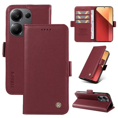 YIKATU YK-003 For Xiaomi Redmi Note 13 Pro 4G / Poco M6 Pro 4G Phone Case Stand Magnetic Protect Cover