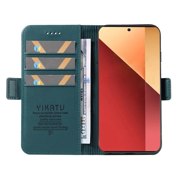YIKATU YK-003 For Xiaomi Redmi Note 13 Pro 4G / Poco M6 Pro 4G Phone Case Stand Magnetic Protect Cover