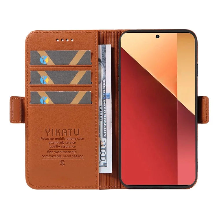 YIKATU YK-003 For Xiaomi Redmi Note 13 Pro 4G / Poco M6 Pro 4G Phone Case Stand Magnetic Protect Cover
