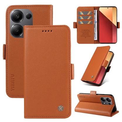YIKATU YK-003 For Xiaomi Redmi Note 13 Pro 4G / Poco M6 Pro 4G Phone Case Stand Magnetic Protect Cover
