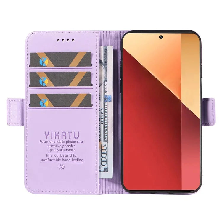 YIKATU YK-003 For Xiaomi Redmi Note 13 Pro 4G / Poco M6 Pro 4G Phone Case Stand Magnetic Protect Cover