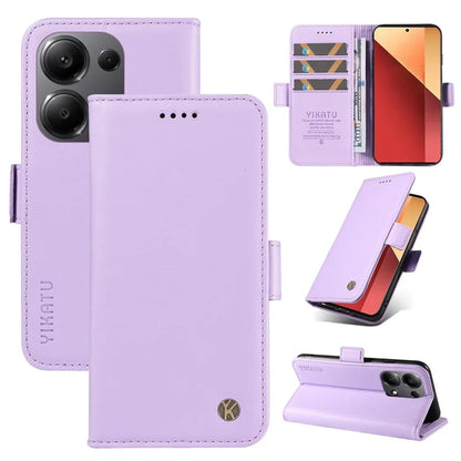 YIKATU YK-003 For Xiaomi Redmi Note 13 Pro 4G / Poco M6 Pro 4G Phone Case Stand Magnetic Protect Cover