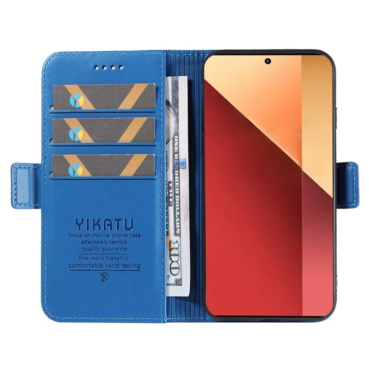 YIKATU YK-003 For Xiaomi Redmi Note 13 Pro 4G / Poco M6 Pro 4G Phone Case Stand Magnetic Protect Cover