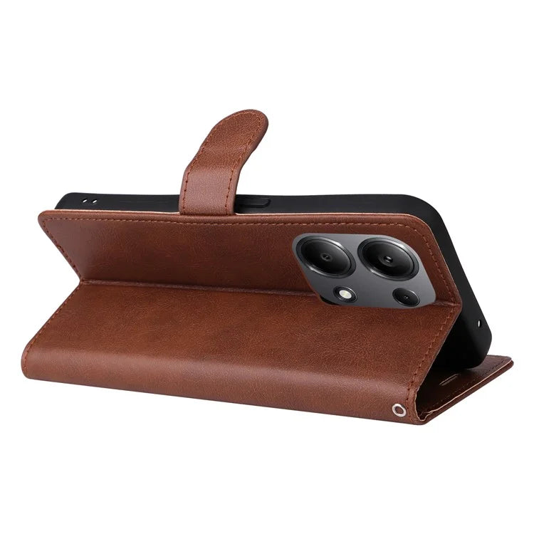 KT Leather Series-2 for Xiaomi Redmi Note 13 Pro 4G / Poco M6 Pro 4G Case Solid Color Leather Phone Shell