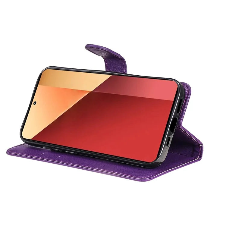 KT Leather Series-2 for Xiaomi Redmi Note 13 Pro 4G / Poco M6 Pro 4G Case Solid Color Leather Phone Shell