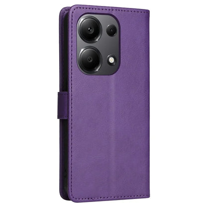 KT Leather Series-2 for Xiaomi Redmi Note 13 Pro 4G / Poco M6 Pro 4G Case Solid Color Leather Phone Shell
