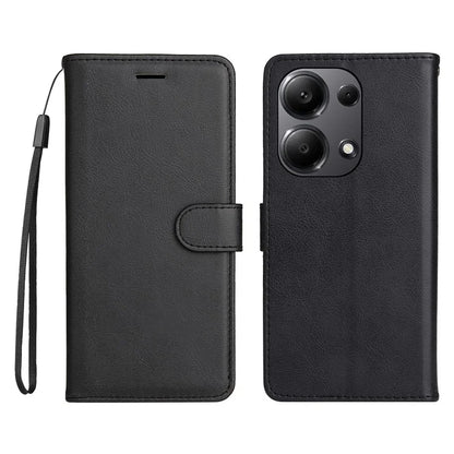 KT Leather Series-2 for Xiaomi Redmi Note 13 Pro 4G / Poco M6 Pro 4G Case Solid Color Leather Phone Shell