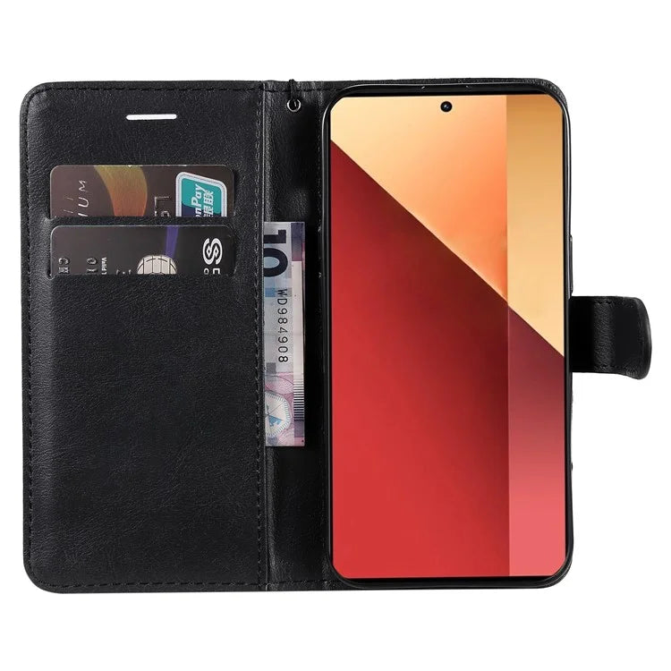 KT Leather Series-2 for Xiaomi Redmi Note 13 Pro 4G / Poco M6 Pro 4G Case Solid Color Leather Phone Shell