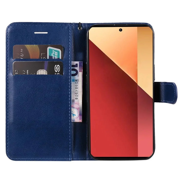 KT Leather Series-2 for Xiaomi Redmi Note 13 Pro 4G / Poco M6 Pro 4G Case Solid Color Leather Phone Shell