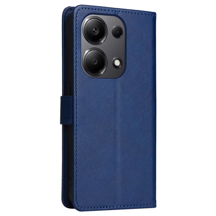 KT Leather Series-2 for Xiaomi Redmi Note 13 Pro 4G / Poco M6 Pro 4G Case Solid Color Leather Phone Shell