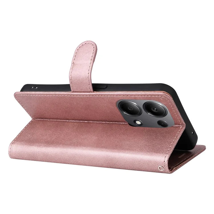 KT Leather Series-2 for Xiaomi Redmi Note 13 Pro 4G / Poco M6 Pro 4G Case Solid Color Leather Phone Shell