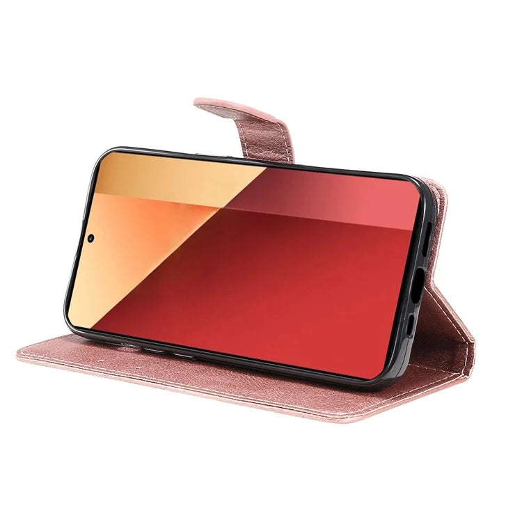 KT Leather Series-2 for Xiaomi Redmi Note 13 Pro 4G / Poco M6 Pro 4G Case Solid Color Leather Phone Shell