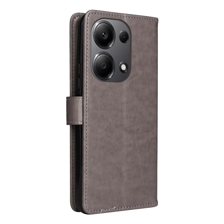 KT Imprinting Flower Series-4 For Xiaomi Redmi Note 13 Pro 4G / Poco M6 Pro 4G Phone Case with Cat Bee Pattern