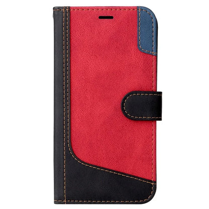 For Xiaomi Redmi Note 13 Pro 4G / Poco M6 Pro 4G Phone Case Three-color Splicing Stand Cover
