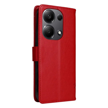 KT Imprinting Flower Series-3 For Xiaomi Redmi Note 13 Pro 4G / Poco M6 Pro 4G Case Cat Tree Pattern Wallet Cover