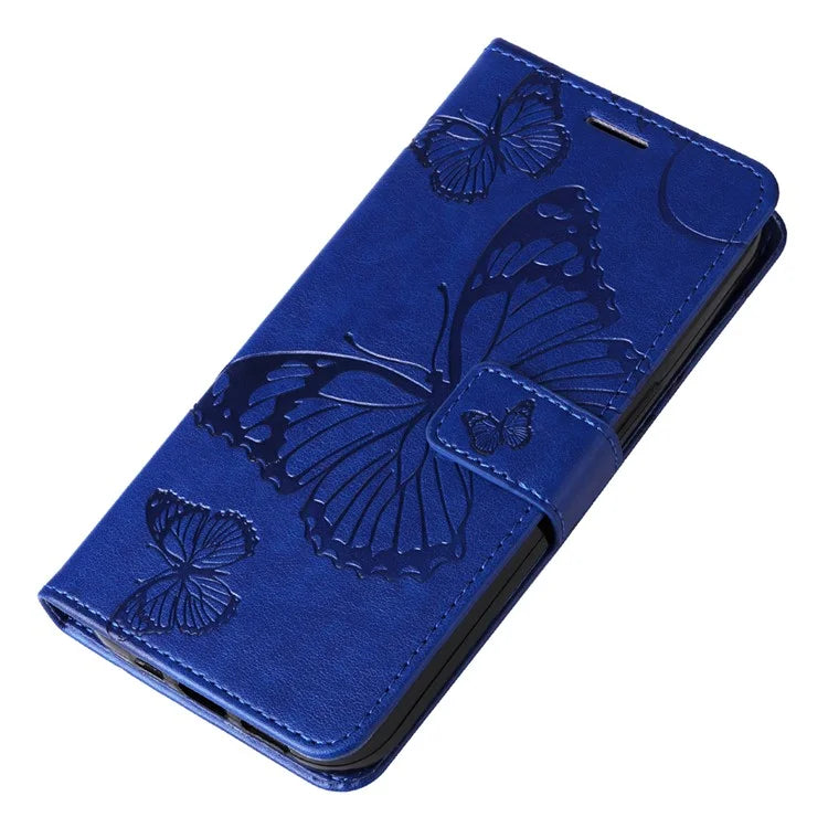 KT Imprinting Flower Series-2 For Xiaomi Redmi Note 13 Pro 4G / Poco M6 Pro 4G Case with Wrist Strap Leather Cover