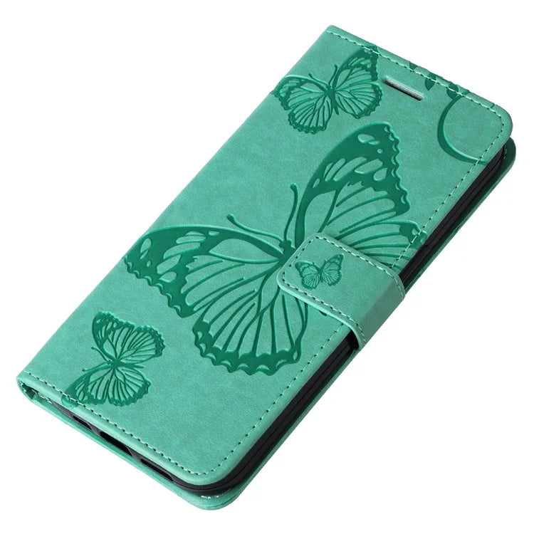 KT Imprinting Flower Series-2 For Xiaomi Redmi Note 13 Pro 4G / Poco M6 Pro 4G Case with Wrist Strap Leather Cover