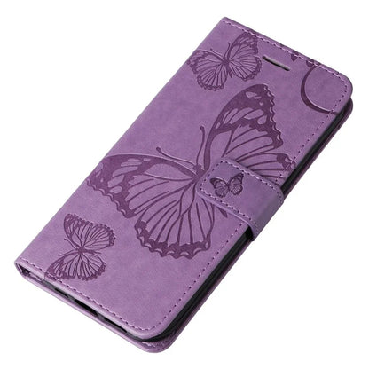 KT Imprinting Flower Series-2 For Xiaomi Redmi Note 13 Pro 4G / Poco M6 Pro 4G Case with Wrist Strap Leather Cover
