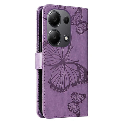KT Imprinting Flower Series-2 For Xiaomi Redmi Note 13 Pro 4G / Poco M6 Pro 4G Case with Wrist Strap Leather Cover