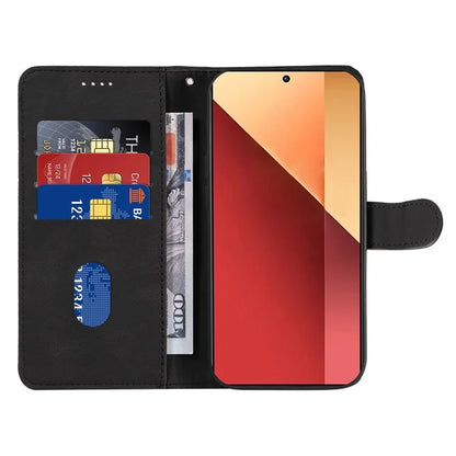 For Xiaomi Redmi Note 13 Pro 4G / Poco M6 Pro 4G Case Imprinted Curved Line Leather Cover