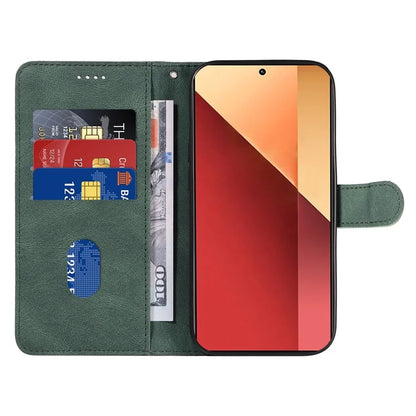 For Xiaomi Redmi Note 13 Pro 4G / Poco M6 Pro 4G Case Imprinted Curved Line Leather Cover