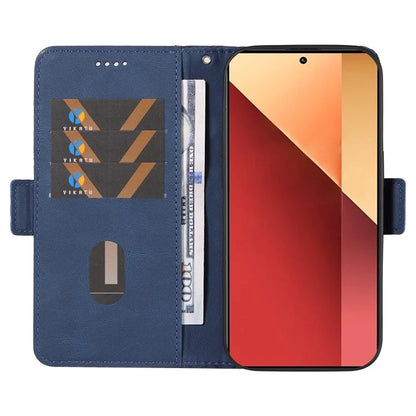 For Xiaomi Redmi Note 13 Pro 4G / Poco M6 Pro 4G Magnetic Case Leather Wallet Cover with Rhombus Pattern