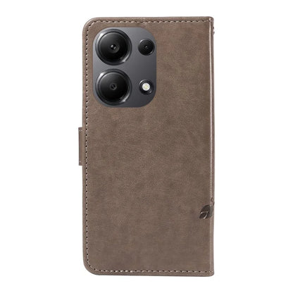 For Xiaomi Redmi Note 13 Pro 4G / Poco M6 Pro 4G Case Butterfly Flower Pattern Wallet Style Phone Cover