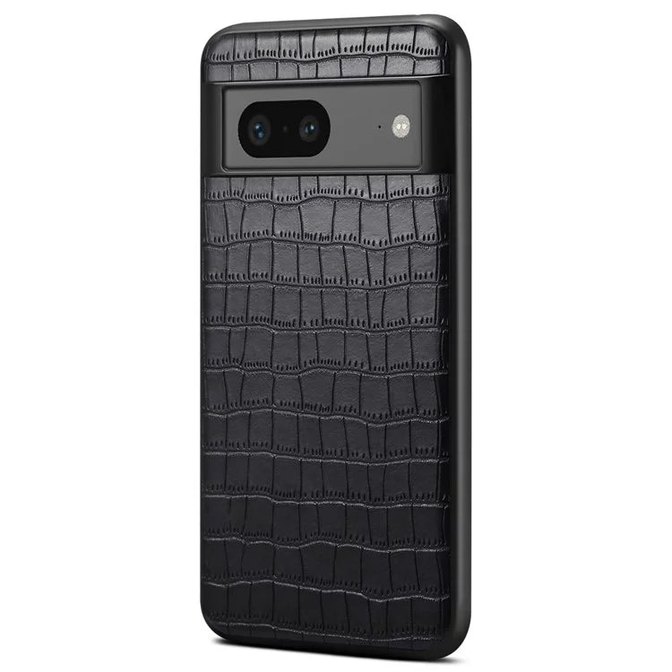 For Google Pixel 7 5G Case Crocodile Textured Anti-scratch Smart Phone Cover