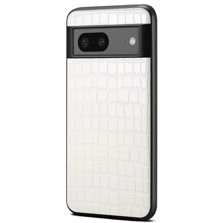 For Google Pixel 7 5G Case Crocodile Textured Anti-scratch Smart Phone Cover
