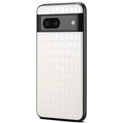 For Google Pixel 7 5G Case Crocodile Textured Anti-scratch Smart Phone Cover